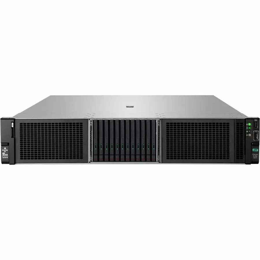 HPE ProLiant DL380 G11 2U Rack Server - 1 x Intel Xeon Silver 4410Y 2 GHz - 64 GB RAM - 1.92 TB SSD - (2 x 960GB) SSD Configuration - 12Gb/s SAS, Serial ATA/600, NVMe Controller
