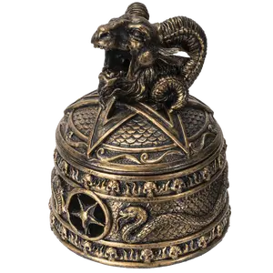 Baphomet Incense Burner – Gothic Resin Decorative Holder