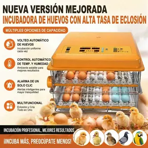 Incubadora de Huevos Digital Inteligente 120 para 2026 con Volteo Automático y Control de Humedad - Criadora Profesional de Aves para Huevos de Gallina, Pato, Ganso y Codorniz