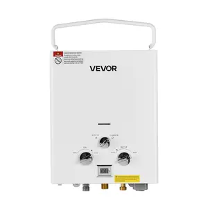 VEVOR Portable Propane Water Heater 5L Tankless with Accessory Regulator for RV