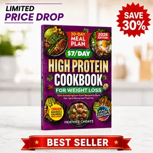 High Protein Meal Prep Cookbook | 30-Day Budget Meal Plan for Everyday Healthy Cooking (Beginner Friendly)