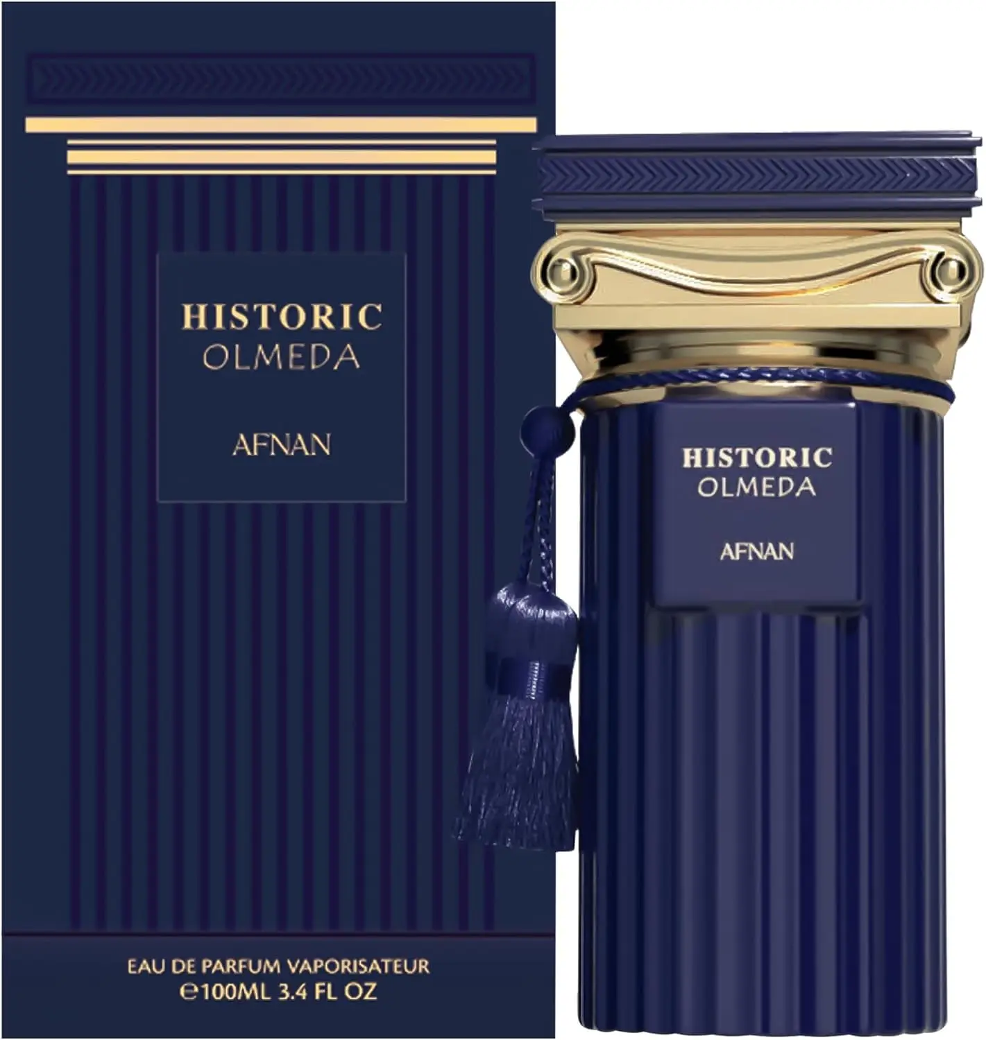 Afnan Historic Olmeda Unisex Eau de Parfum Spray - 3.4 oz Wood