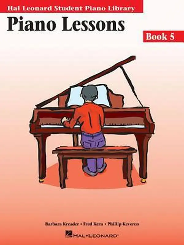 Used Piano Lessons Book 5 - Hal Leonard Student Piano Library by Fred Kern (Paperback, English) - Music Learning Book for Jazz, Contemporary, Classical Styles & 1st Inversion Chords Practice, Hal Leonard Series