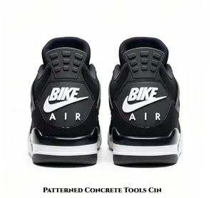 Matte Nubuck Leather Mesh Mid Top Street Sneakers Solid Black Tone Tiny White Contrast Badge Hollow Breath Window Two-Tone Black And White Cushioned Outsole Minimalist Urban Fashion Shoes With Full Original Box