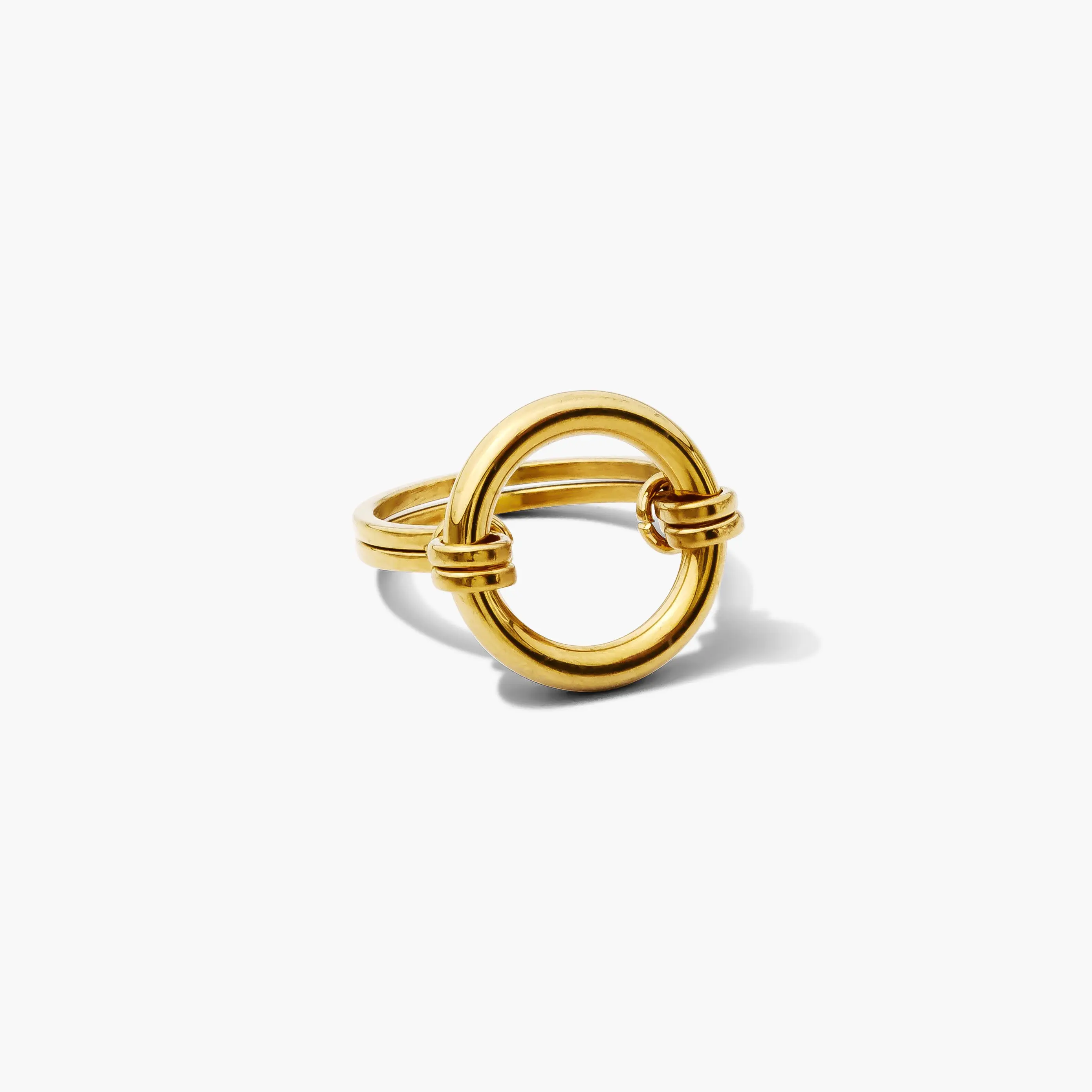 Anxi Ring Over It – Elevated Fidget Ring & Anxiety Ring, 18K Gold-Plated Stainless Steel