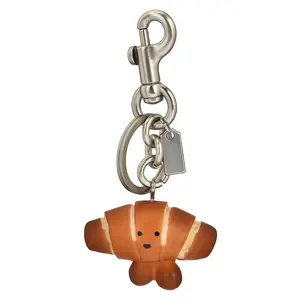 Fashion Personality Bag Keychain, Love Heart Bowknot Bread Keychain, Creative Cookie Pendant
