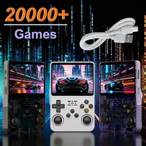 R36s Retro Video Handheld Game Console, Portable Pocket Gaming Device, 64GB Memory, Linux System, 3.5 Inch IPS Screen, 3500mah Battery