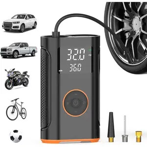 ( Upgrade)  Tire Inflator Portable Air Compressor-160 PSI Air Pump with Memory Function, Electric  Pump with Tire  Gauge, Tire Inflator for , Gifts for Men Husband Father