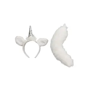 Unicorn Headband and Tail
