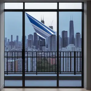 A one-way mirror window film for privacy and sunshade-thermal insulation adhesive film, PVC material, shading and thermal control adhesive film, energy saving and light reduction reflective coating, non-adhesive adhesion easy to install home office.