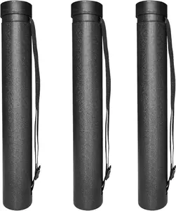 3Pack Expandable Poster Tube with Strap Blueprint Art Mailing Transport Carrier Tubes Holders Storage Expands from 22 to 38 inches
