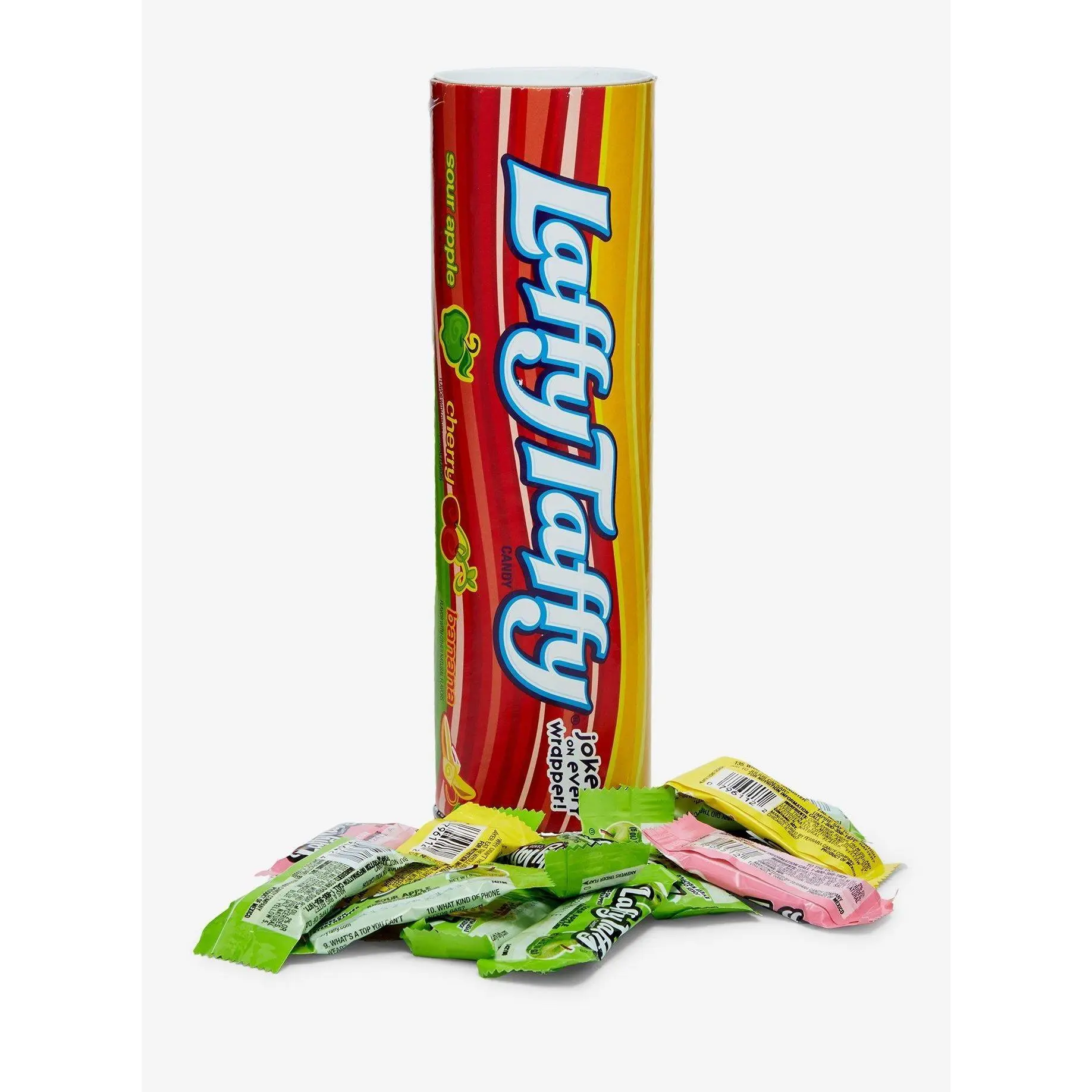 Mega Laffy Taffy 9" Candy FIlled Tube Bank 6ct
