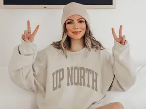 Up North Sweatshirt, Lake Life, Minnesota Shirt, Lake Cabin Shirt, Gift for Her, Minnesota Sweatshirt, Minnesota Crewneck, Weekend Shirt  Meme shirt, Funny Hoodie, Unisex Hoodie, All Size