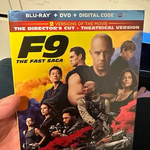 Fast 9 Movie Blu-ray DVD Digital Code 2 Versions Director's Cut Theatrical Edition Fast Saga