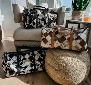 Hairon Cowhide Weekender Bag