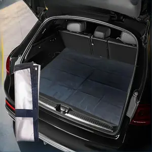 Universal Waterproof Polyester Cargo Mat for Car SUV, Dustproof Luggage Liner, Pet Trunk Protector Mat, Anti-Scratch Durable Cargo Cover, Easy-Clean Portable Trunk Pad, Waterproof Rear Cargo Liner for Travel, Pets, Groceries