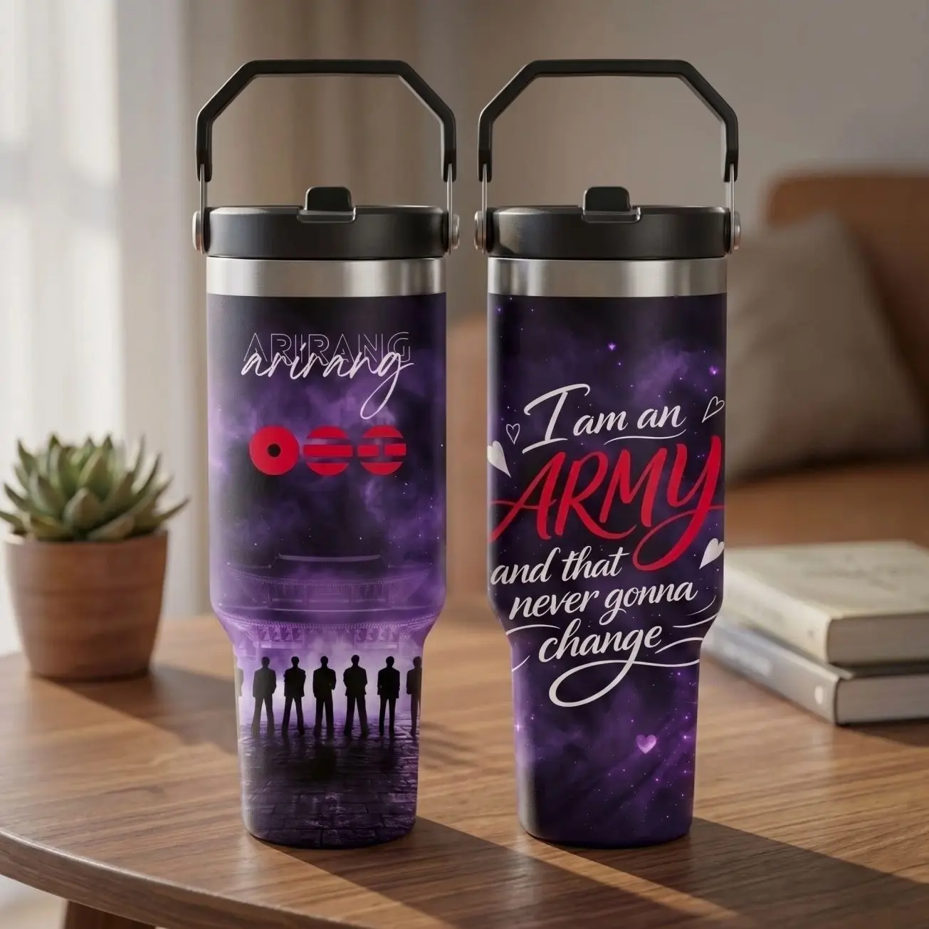 Kpop Inspired 40oz 30oz 20oz Tumbler Cup,  World Tour 2026 Tumbler, Boy Band Fan Gift, Aesthetic Idol Design