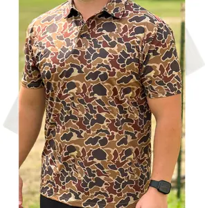 Performance Polo Camo - Master Golf Men's Golf Polo Shirts Short Sleeve Print Performance Moisture Wicking Casual Stretch Breathable workout tops