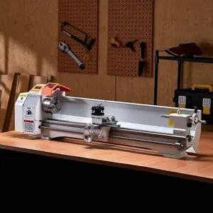 VEVOR Metal Lathe Machine, 8.7x 39 in, Precision Bench Power Metal Lathe, Automatic Feed, 0-2500 RPM Variable Speed, 1250W Brushless Motor, for Processing Precision Parts Soft Metals Wood Plastics