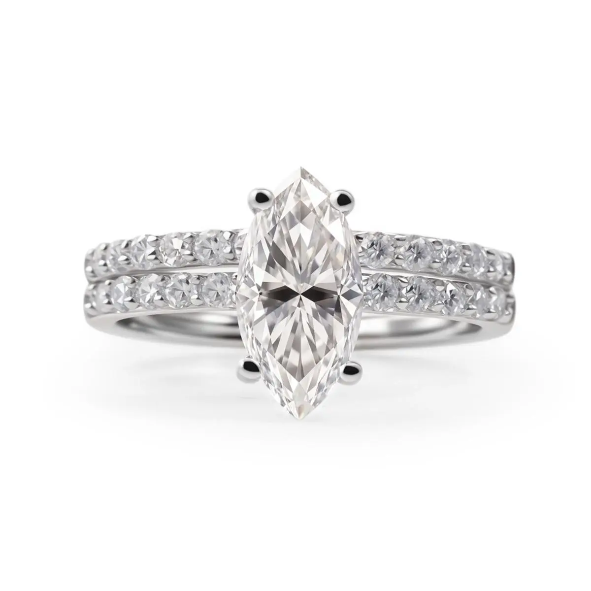 Synthetic Moissanite with S925 Sterling