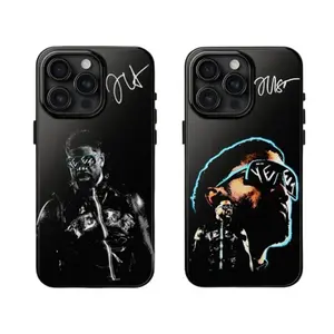 Jey Uso Signature Phone Case, Legendary Wrestler, Iconic Wrestling Star Black Phone Cover, Gifts For American Professional Wrestling