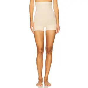 SPANX Seamless Power High Waisted Shorty in Soft Nude SPANX Seamless Power High Waisted Shorty in Soft Nude