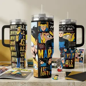 Mark Grayson Invincible Tumbler 20oz & 40oz, Stainless Steel Travel Mug, Superhero Fan Gift