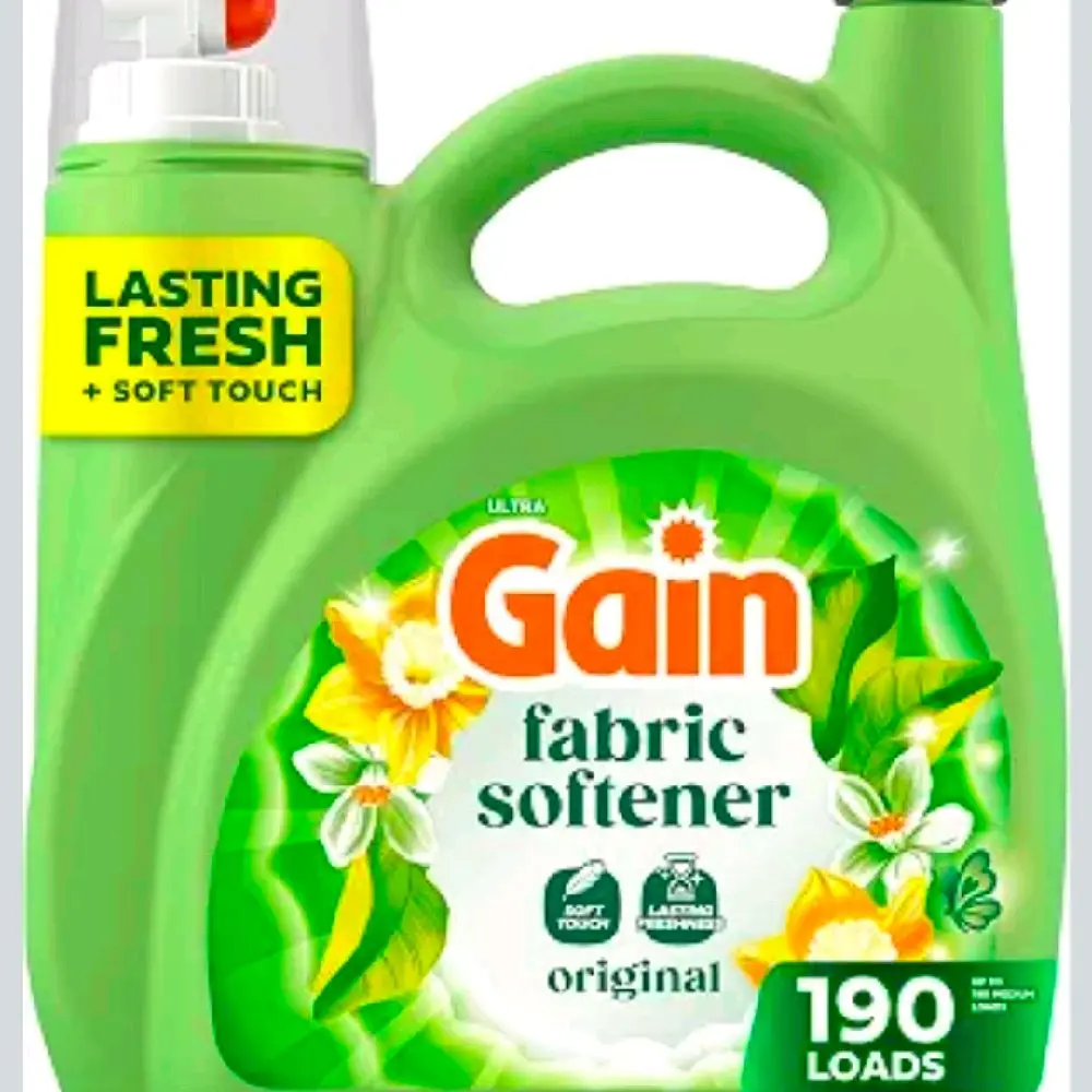 Gain Liquid Laundry Fabric Softener - Laundry Conditioner with Long-Lasting Scent, Softening Power, Static Control & Wrinkle Reduction