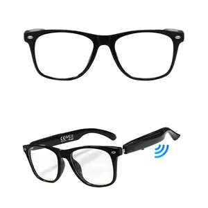 Travel Simple Glasses Portable Space-Saving International Translation Glasses, Ask Directions Shopping Barrier-Free, Business Glasses, Alloy Frame, Lithium Ion Battery