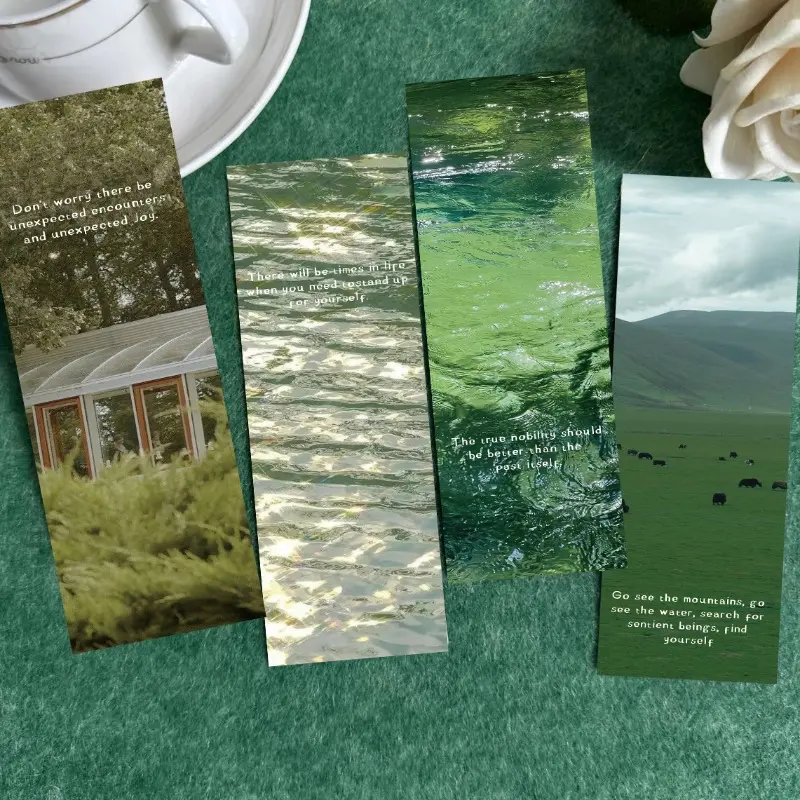 Pack of 30 - Green Light Forest Series Bookmark Set, each 1.5x6 inches ...