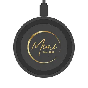 Wireless Charging Pad for Grandparents - Personalized Mimi Gramee Gigi Poppie Grandpa Phone Charger, Gift for Favorite People, Custom