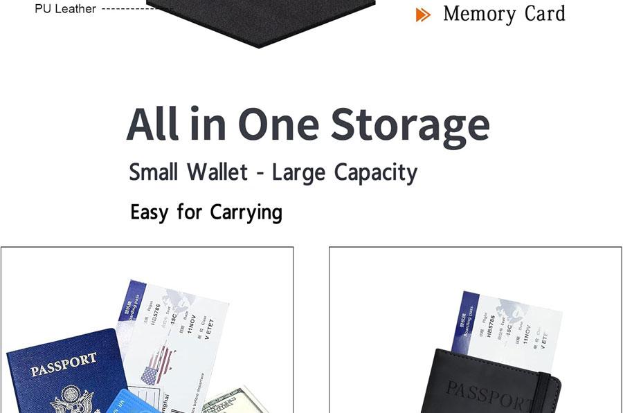 Passport Holder for Travel Essentials  Passport Wallet Cover Case for Travel  Accessories,Passport Book Holders for Women/Men