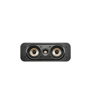 Polk Signature Elite ES30 Center Channel Speaker, Home Theater Speakers, Hi-Res Audio Certified, Dolby Atmos & DTS:X Compatible, 1" Tweeter & Two 5.25" Woofers, Dual Power Port Bass, Stunning Black