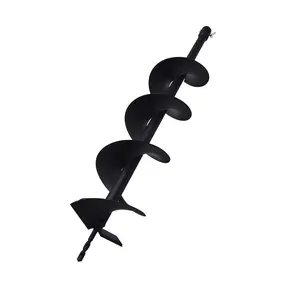 Bit 6 x 31.5 Inch Spiral Bit Earth Bit Post or Umbrella Hole Digger with 3/4 Shaft