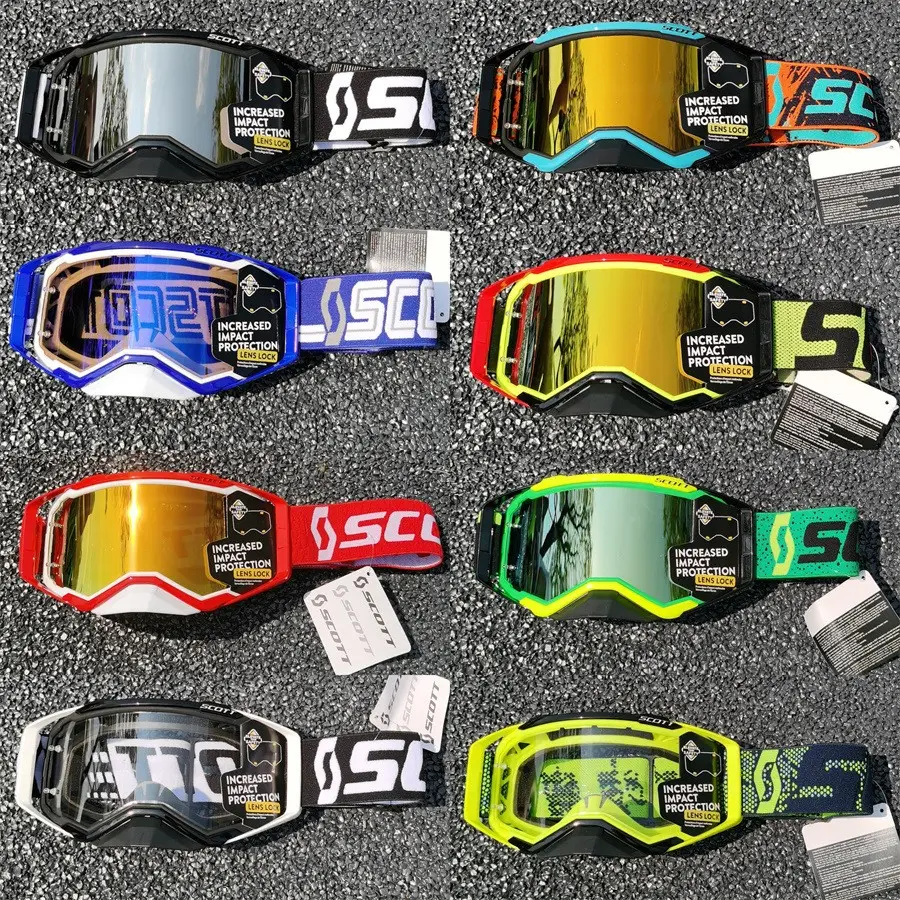 2026 New Scott Off-Road Goggles, Dirt Bike Goggles, Motocross Goggles, Motorcycle Riding Protective Eyewear, Anti-Fog and Impact-Resistant, Essential Gear for Riders, Motobike Riders Gear