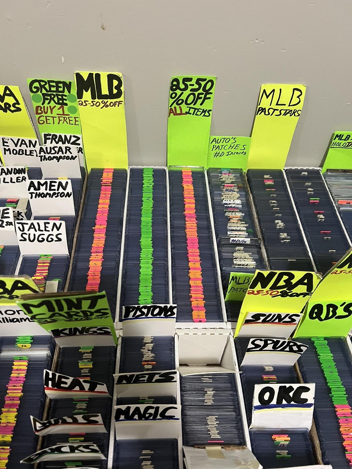 NBA NFL OR MLB Pull Box-Rookie Cards - Star Players Collectibles