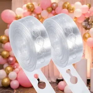 Multipurpose Balloon Arch Chain Links Kit: DIY Decorative Garland Connector for Party Backdrops, Wedding & Birthday Events, Creative Balloon Arch Assembly Supplies, Balloon Arch Decoration