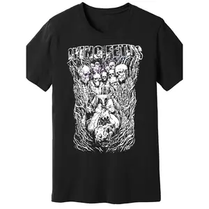 Dying Fetus Treachery Gothic Band T-Shirt Black Cotton Short Sleeve Round Neck Casual Fit All Seasons Wear 1ZM