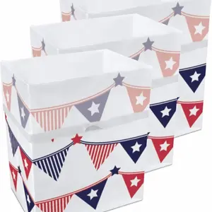 Clean Cubes 13 Gallon Disposable Pop-Up Trash Cans 3-Pack with Fitted Bags Foldable Garbage & Recycling Bins for Parties Events Kitchen Award Winner