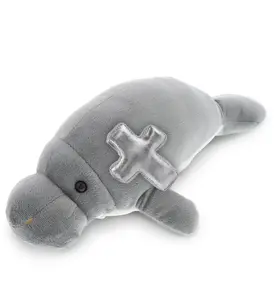 PLUSH CROSS - WILD COLLECTION PLUSH - 15" GREY MANATEE