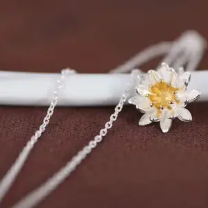 Chain 925 Silver Lotus Necklace