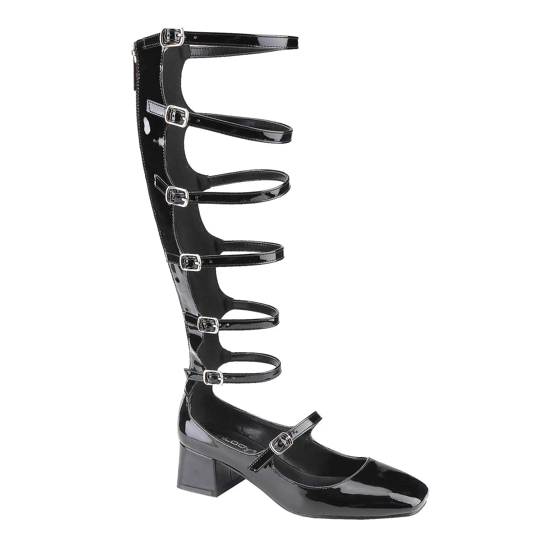BELOVELY  Unilady Women Fringe & Hollow Out Design Fashion Boots, Vacation Square Open Toe Gladiator Sandal Boots For Summer Girl Shoe Footwear Walking Shoes Flat Pedal Creeper Slipper Onyx Leather Comfort Chunky Gal Tsinelas