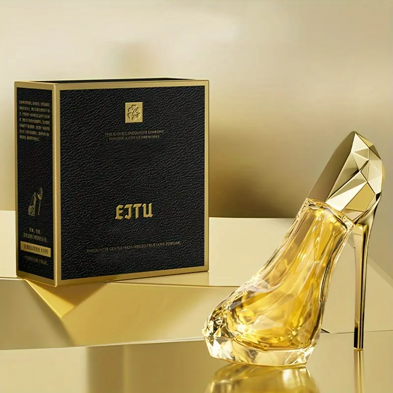 1.01oz(30ML)Yellow Crystal High Heels Styling Perfume, Used As Ornaments, With High-end Flavor, EDP Scents, EDP Sprays, Dating Perfume, Captivating Fragrance, Suitable For Birthday Gifts, Christmas Gifts, Portable Travel, Comfortable Mood, Perfume Scented