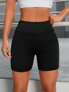 Women's Spring Summer Shorts, Tight-Fitting Gym Shorts, High Waist Breathable Cycling Shorts, Outdoor Running Gym Training Shorts, Summer Sports Shorts