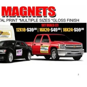 Custom car magnets (set of 2)