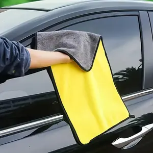 Super Absorbent | Imitation Cotton Fiber] Super Soft, Super Absorbent Imitation Cotton Fiber Car Wash Towel | Thick Detailing Cloth for Car Maintenance and Cleaning | Vehicle Appearance Maintenance - Polyester Material