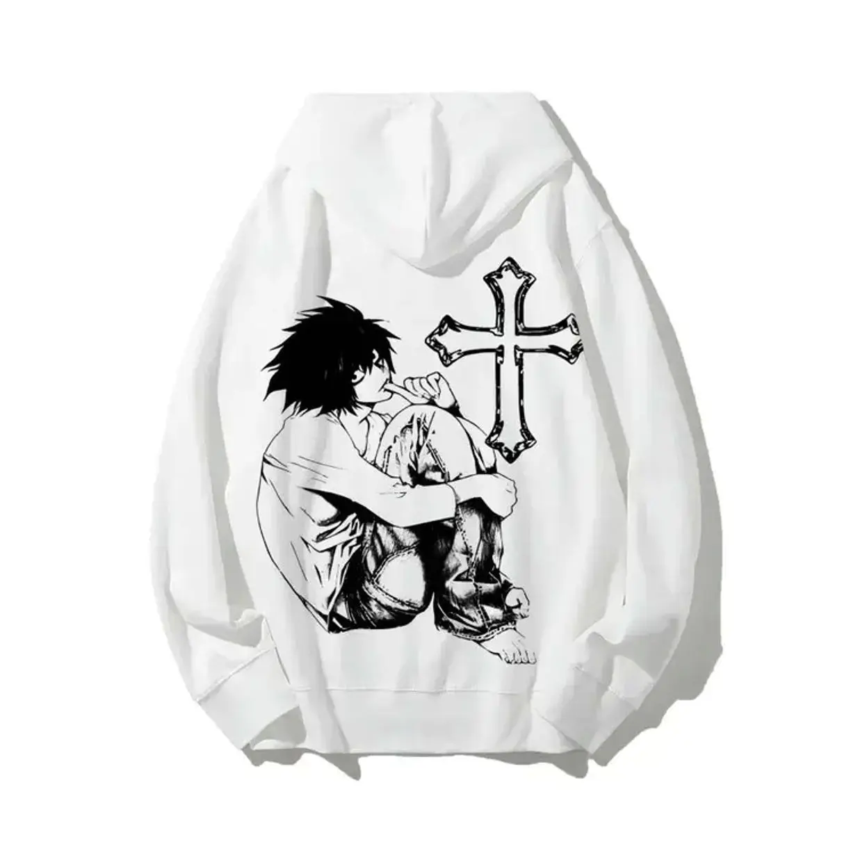 Misa Vintage Graphic Tees Death Note L Hoodie Anime Streetwear Unisex Couple Gift Anime Clothing, Unisex Manga Anime Shirts Top Menswear Womenswear Streetwear