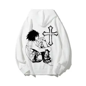 Misa Vintage Graphic Tees Death Note L Hoodie Anime Streetwear Unisex Couple Gift Anime Clothing, Unisex Manga Anime Shirts Top Menswear Womenswear Streetwear