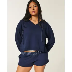 Hollister Dot Interior Fleece Mini Shorts