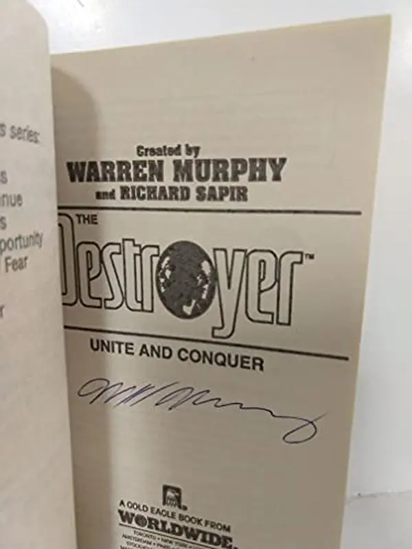 USED-Unite And Conquer (The Destroyer #102) by Murphy & Sapir (Unknown)